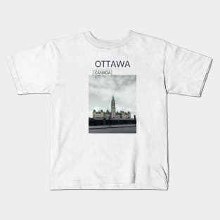 Ottawa Ontario Canada Parliament Hill Gift for Canadian Canada Day Present Souvenir T-shirt Hoodie Apparel Mug Notebook Tote Pillow Sticker Magnet Kids T-Shirt